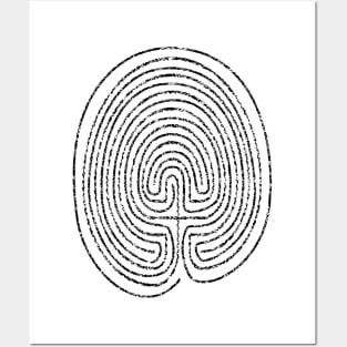 Thumbprint Labyrinth Posters and Art